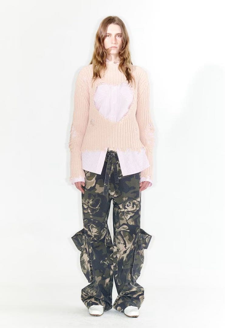 openyy カモフラ　カーゴパンツ