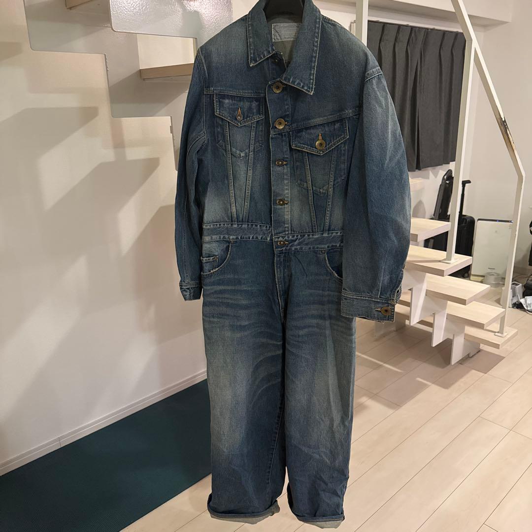 Kolor デニムジャンプスーツ オールインワン