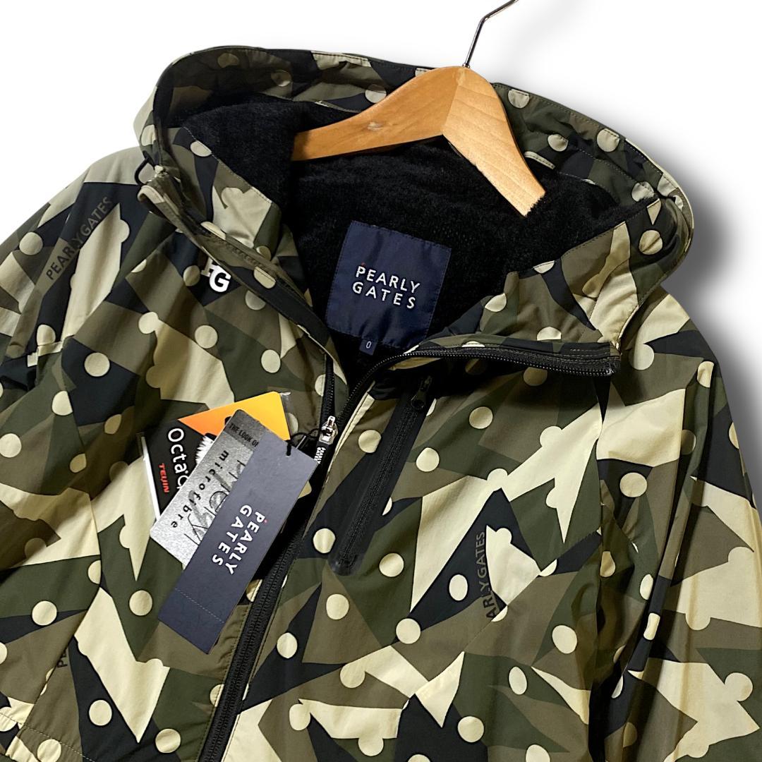 0 パーリーゲイツ 定価5.9万 ビッグロゴ ロングジャケット カモドット