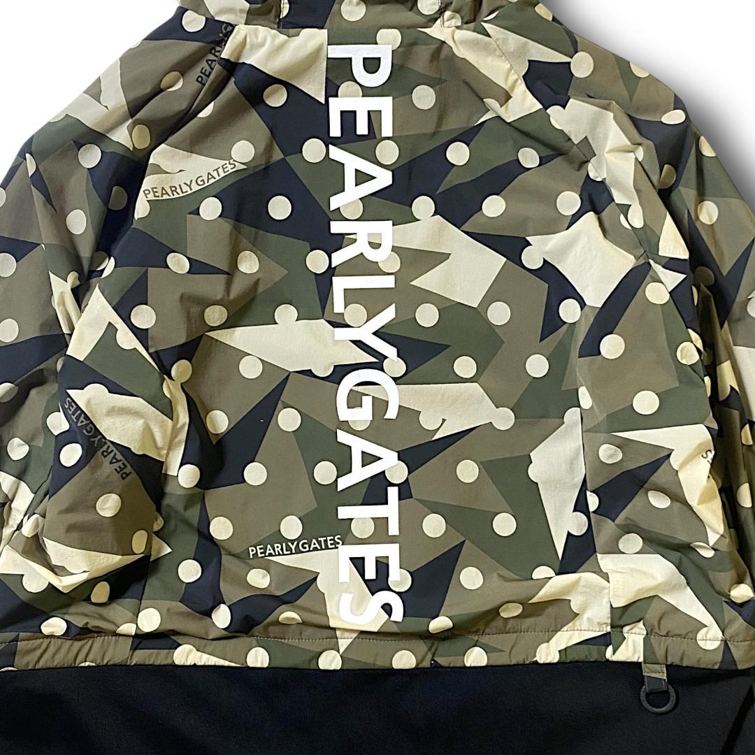 0 パーリーゲイツ 定価5.9万 ビッグロゴ ロングジャケット カモドット