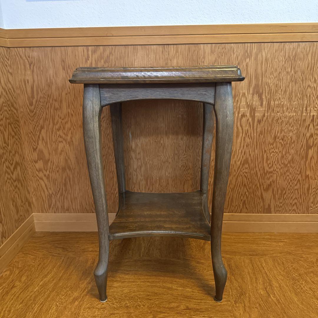 MARUNI マルニ木工　ベルサイユシリーズ　サイドテーブル　花台　猫脚　電話台