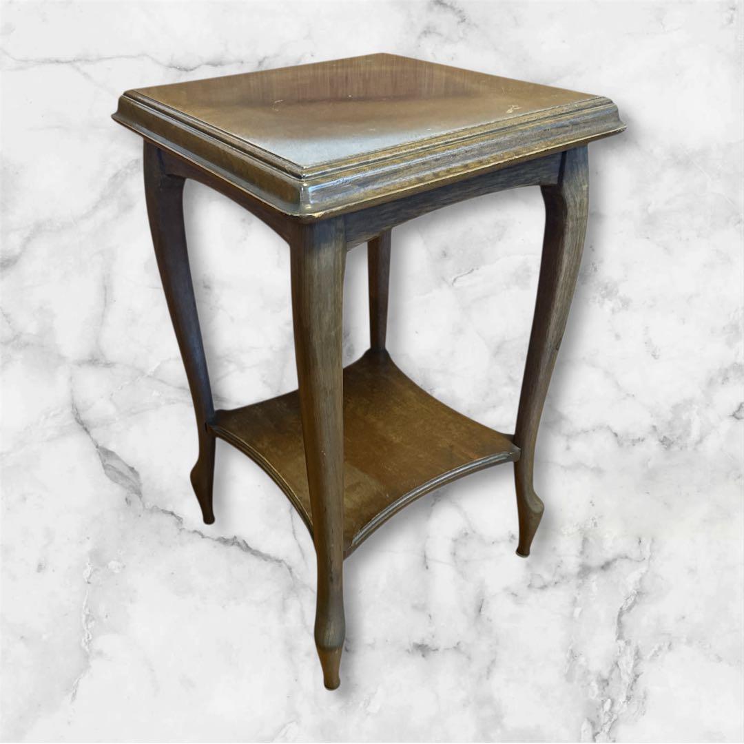 MARUNI マルニ木工　ベルサイユシリーズ　サイドテーブル　花台　猫脚　電話台