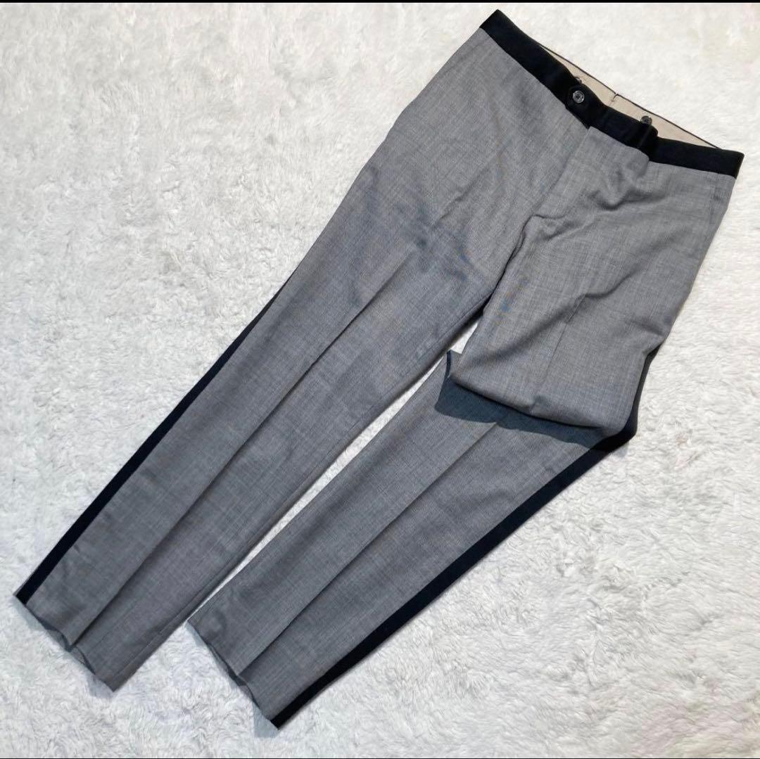 ラルディーニ スリーピース タキシード グレー サイドライン 42