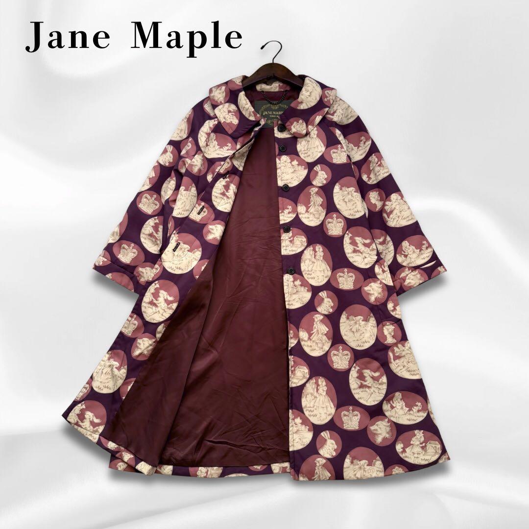 希少！Jane Maple ジェーンマープル イラストプリント 中綿コート