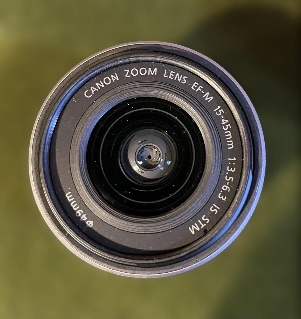 Canon EOS Kiss M2 ホワイト レンズ3本付き 単焦点パンケーキ含