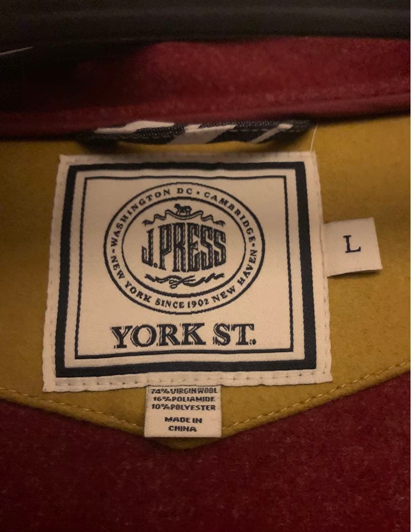 J.PRESS YORK St. ジェイプレス ダッフルコート サイズL