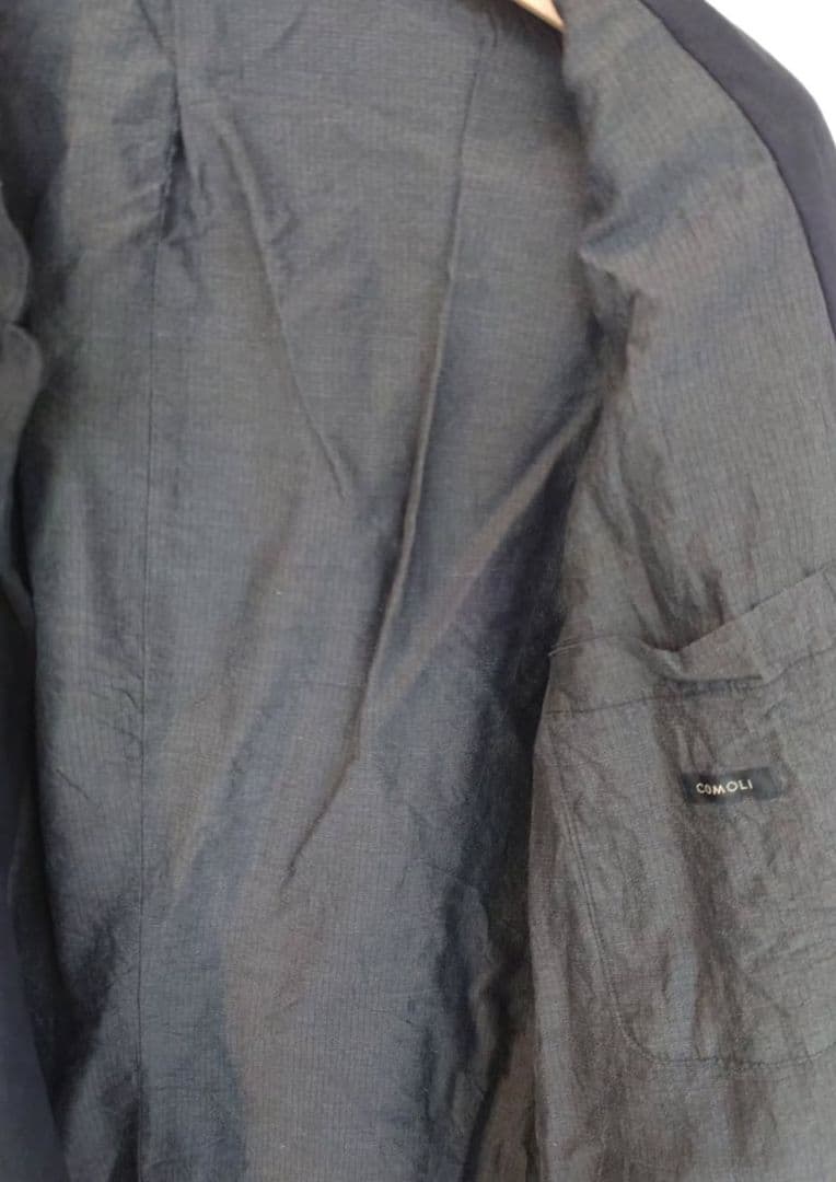 COMOLI コットンジャージ スタンドカラージャケット 24ss Size2