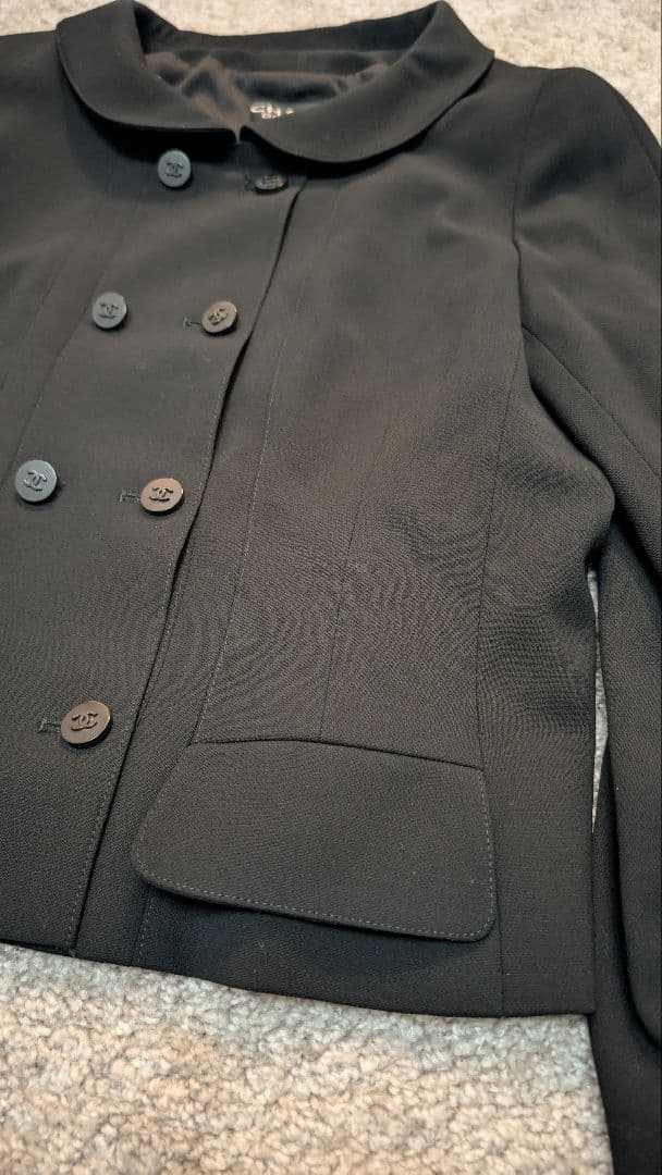 【美品】CHANEL BOUTIQUE ジャケット ダブルボタン 38