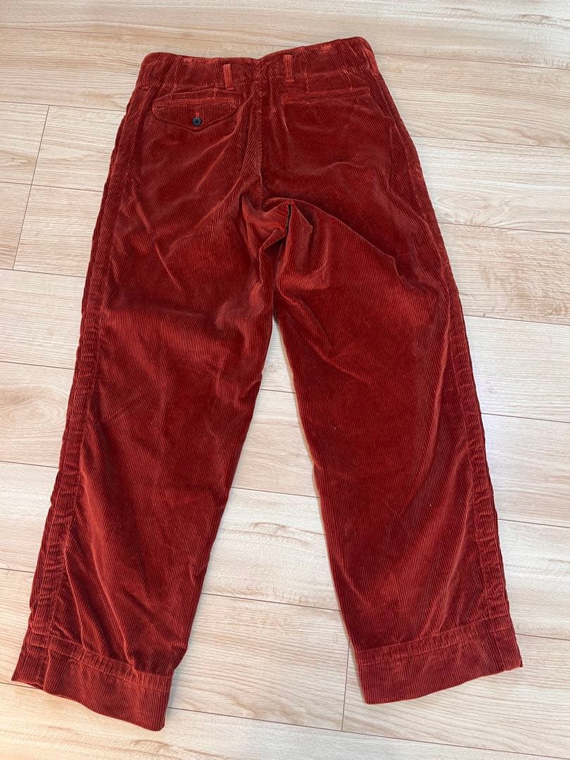 kolor beacon コーデュロイパンツ　ブサイクパンツ　1