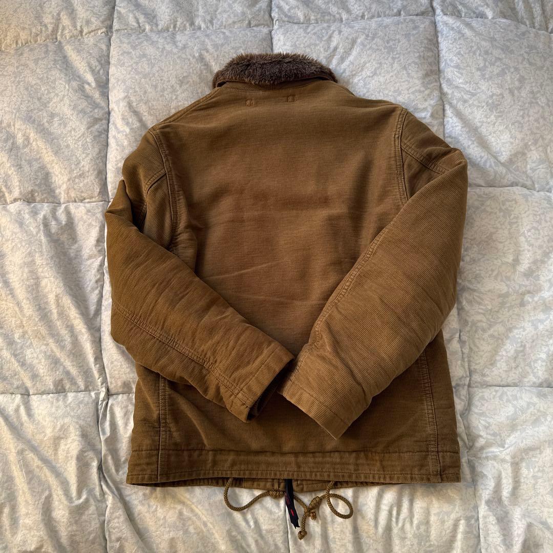 本日間限定価格！BLUE BLUE N-1 デッキジャケット コーデュロイ ボア