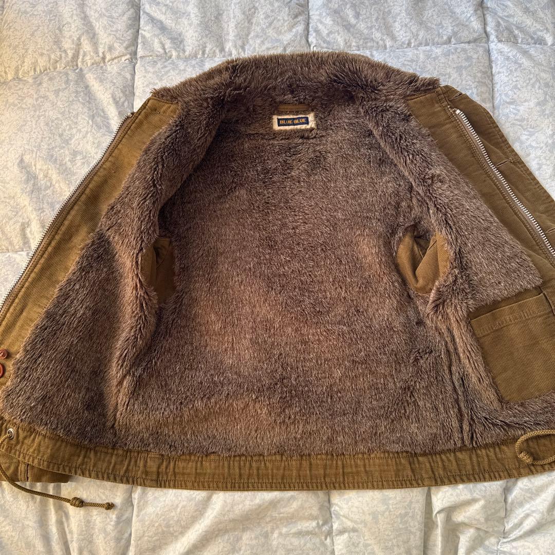 本日間限定価格！BLUE BLUE N-1 デッキジャケット コーデュロイ ボア