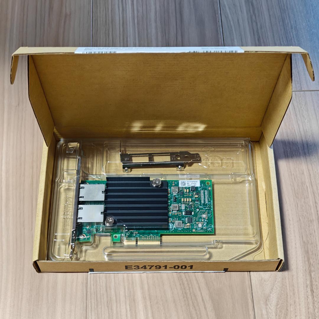 Intel純正 10GbE RJ45 2ポート LANカード X550-T2