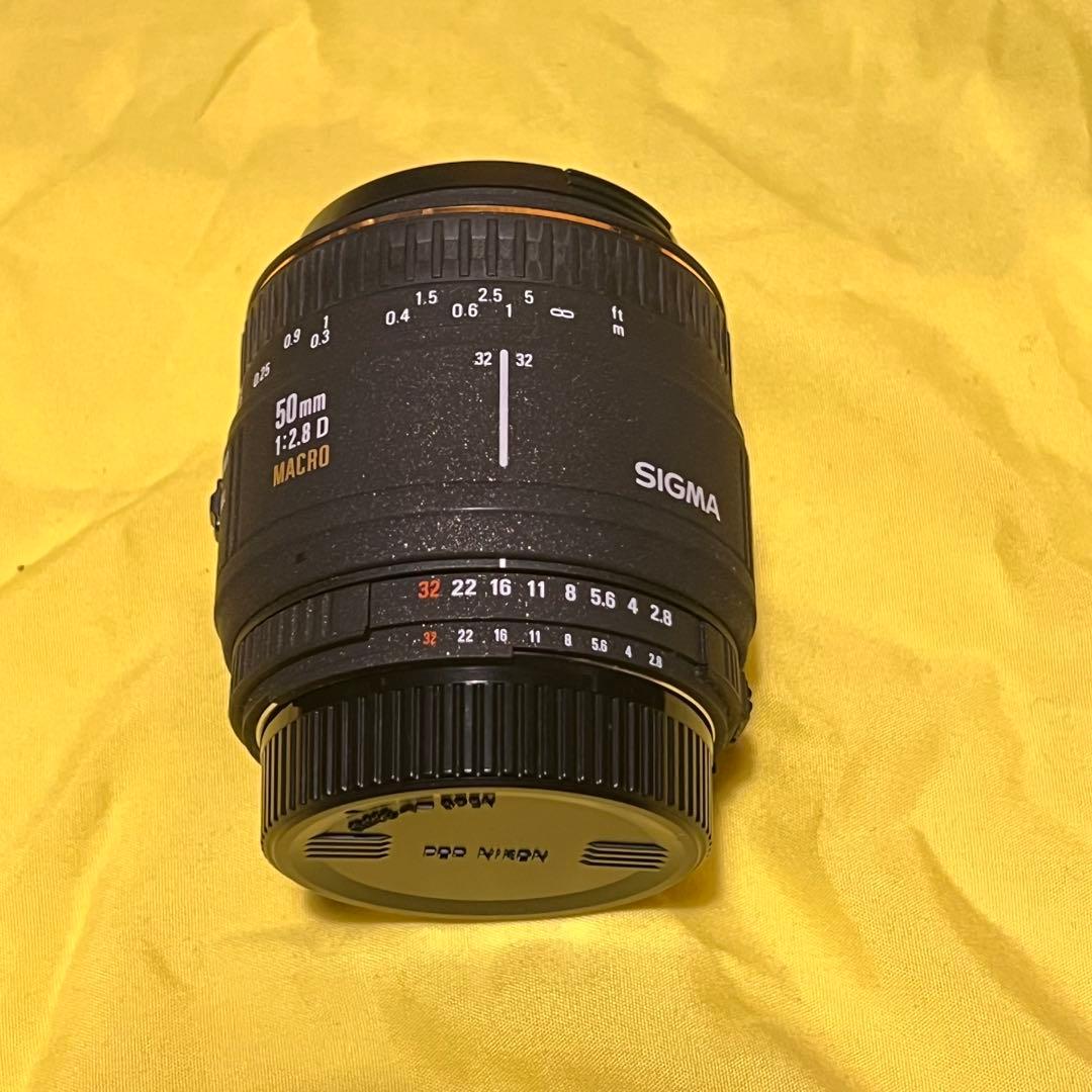 値下げSIGMA 単焦点 Nikon F60 一眼レフフィルムカメラレンズ付き