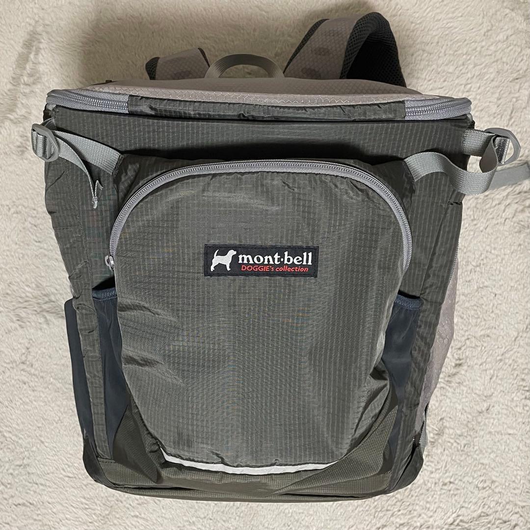 【美品】モンベル　ドッグキャリングパック L グレー