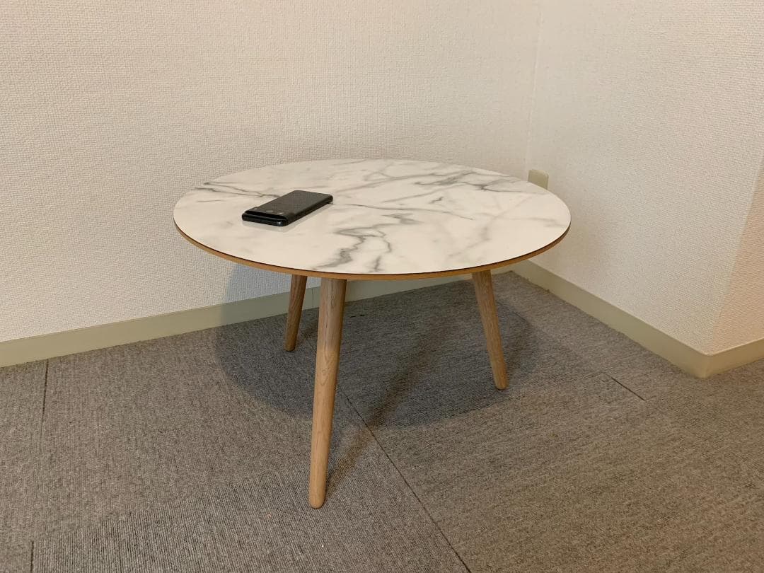 BoConcept ローテーブル 直径59cm 高さ39cm 大理石調