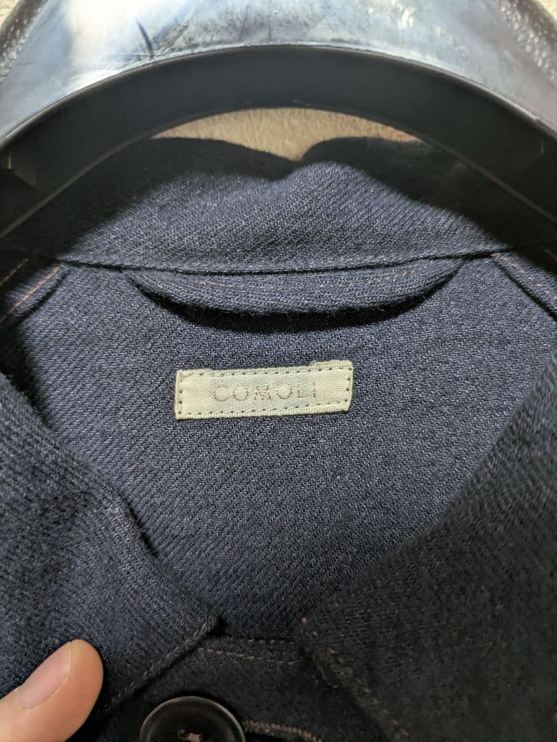 comoli 12AW カバーオール ジャケット ウール サイズ2 デニム