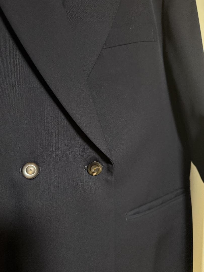 ６ROKUネイビー ダブルブレスト テーラードジャケット