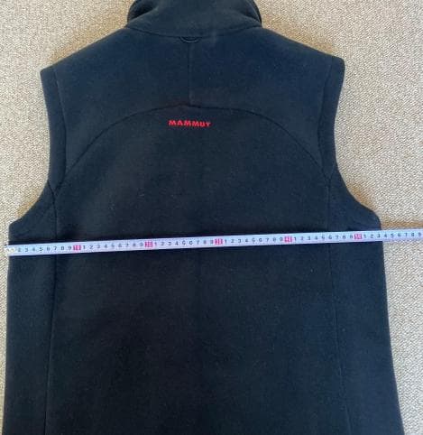 【美品】MAMMUT マムート フリース ベスト ブラック XL