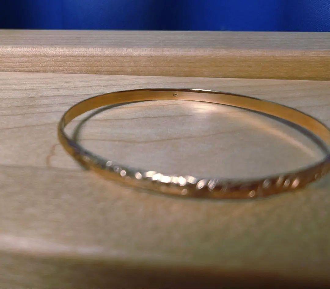 ★うさぎのななちゃんさま専用★ハワイアン★K10　PG★ピンクゴールド　バングル