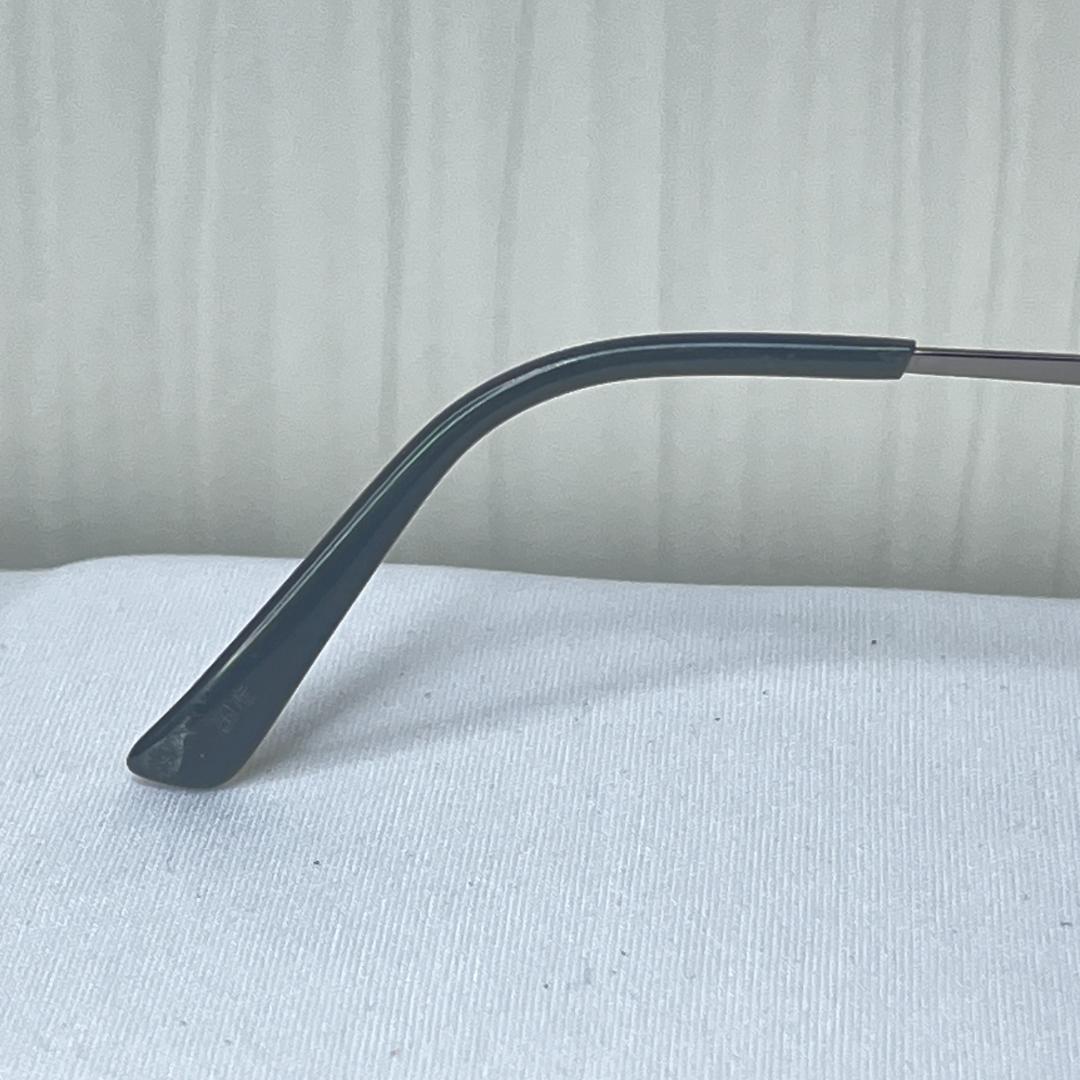 バレンシアガ　オクタゴン型金属フレームサングラス　メンズ　メタルフレーム