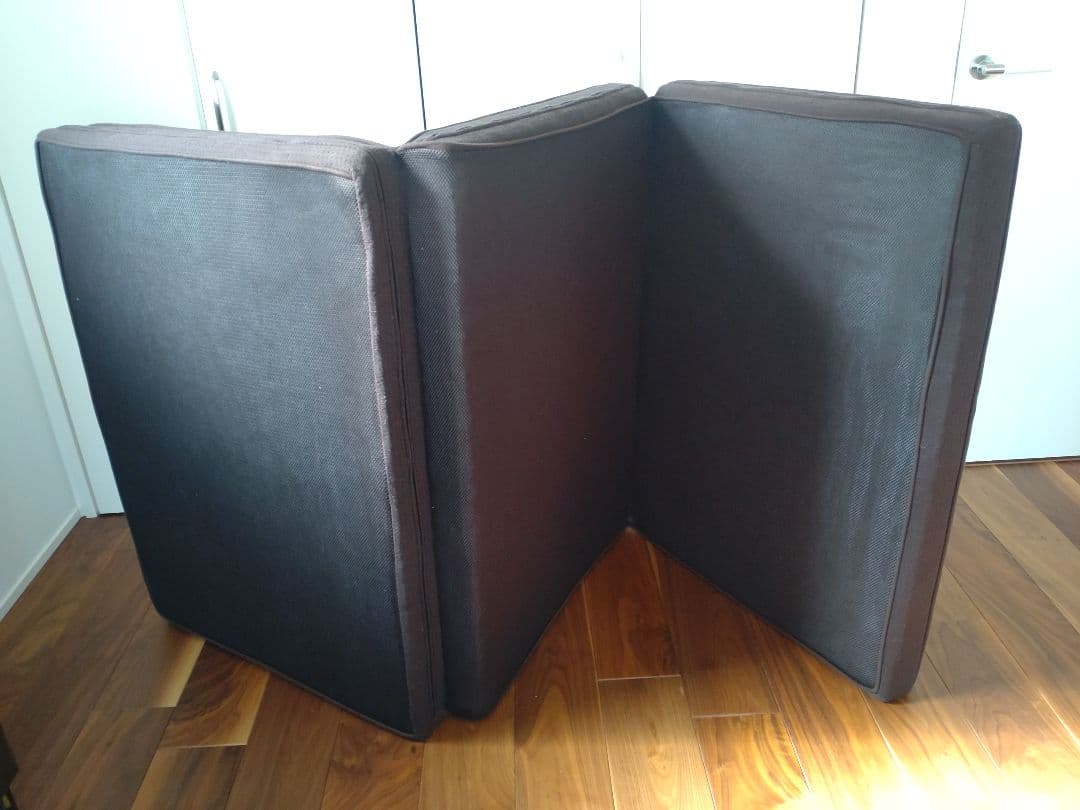 【58n】アイリスオーヤマ　エアリーマットレス　HG90-S　茶①