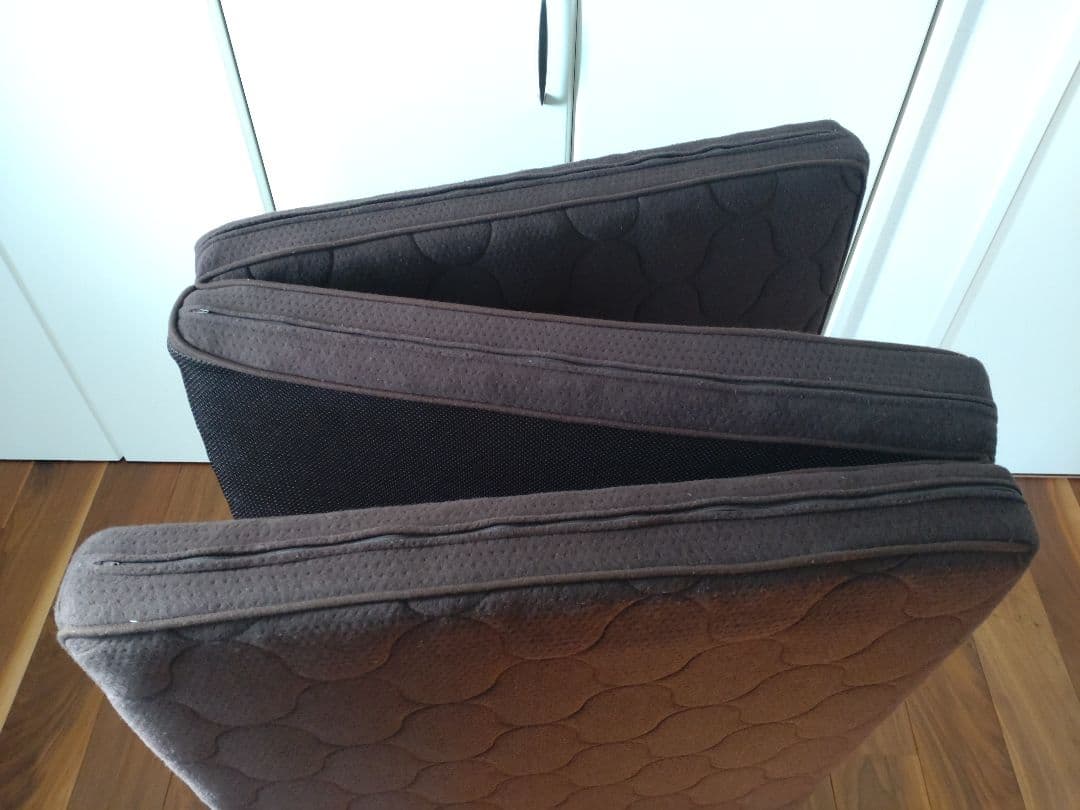 【58n】アイリスオーヤマ　エアリーマットレス　HG90-S　茶①