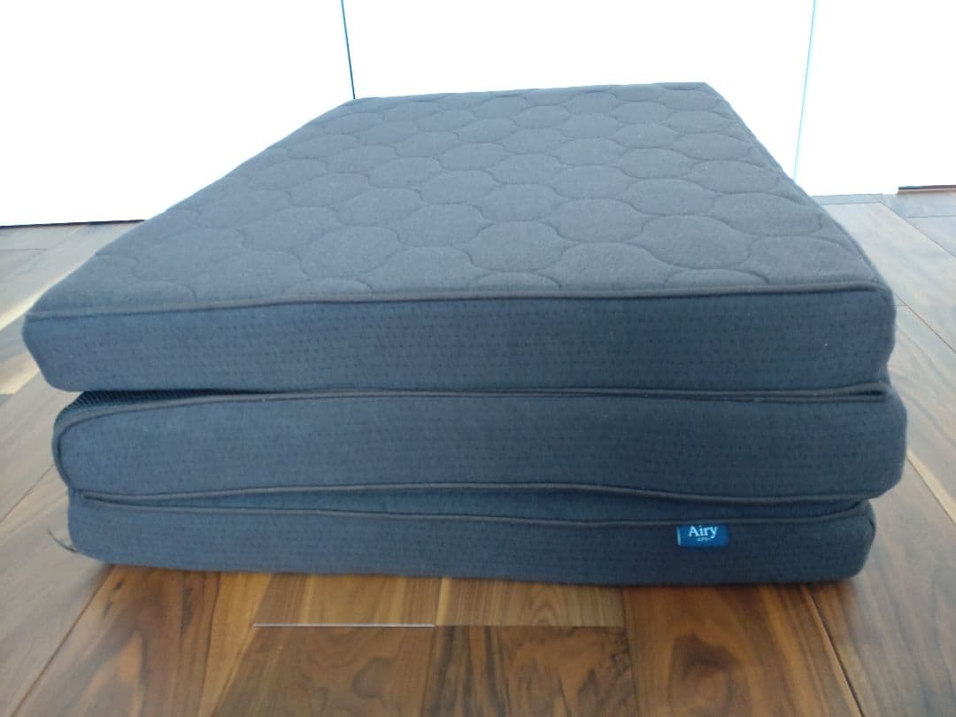 【58n】アイリスオーヤマ　エアリーマットレス　HG90-S　茶①