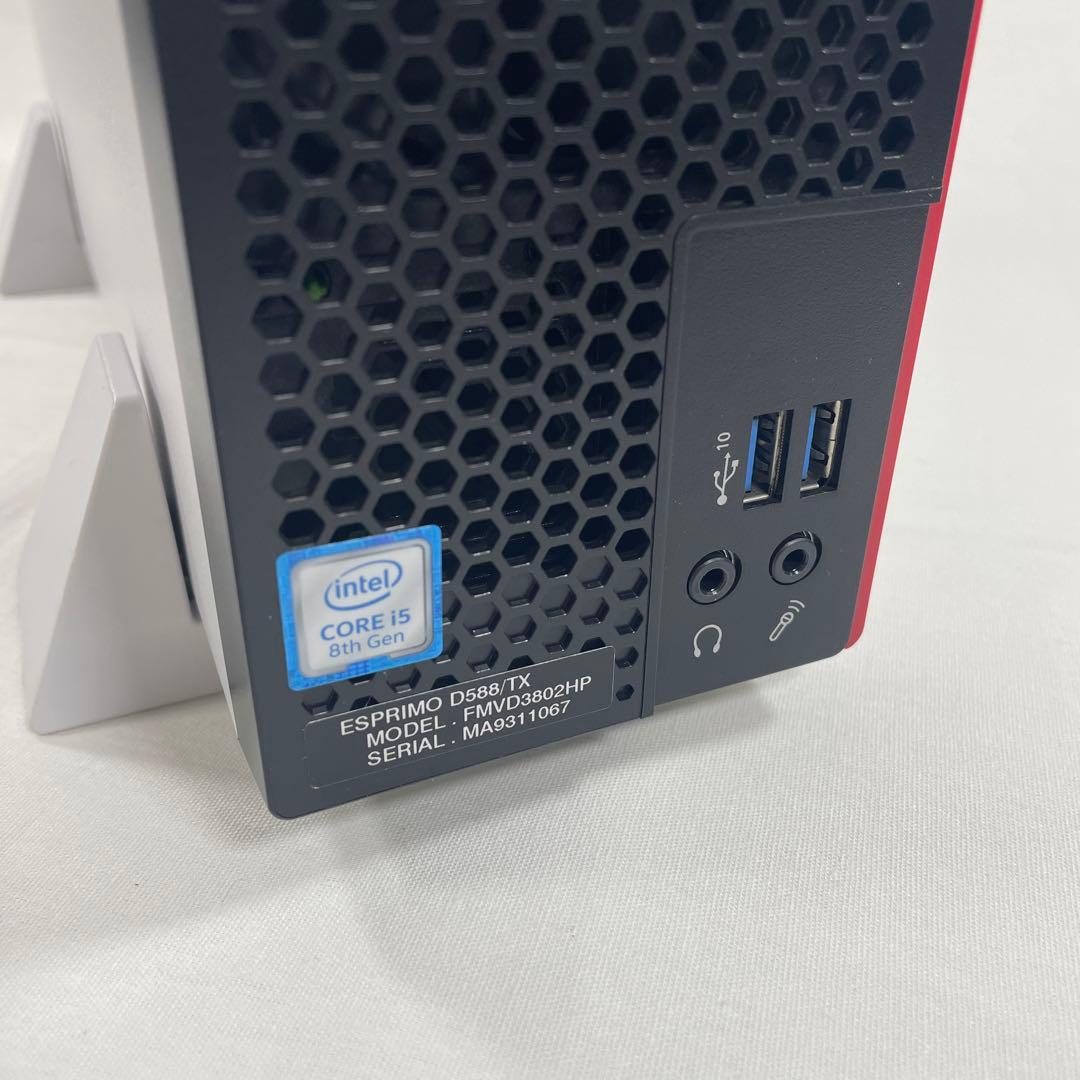 富士通 FMVD3802HP Core i5-8500 SSD500GB 8GB