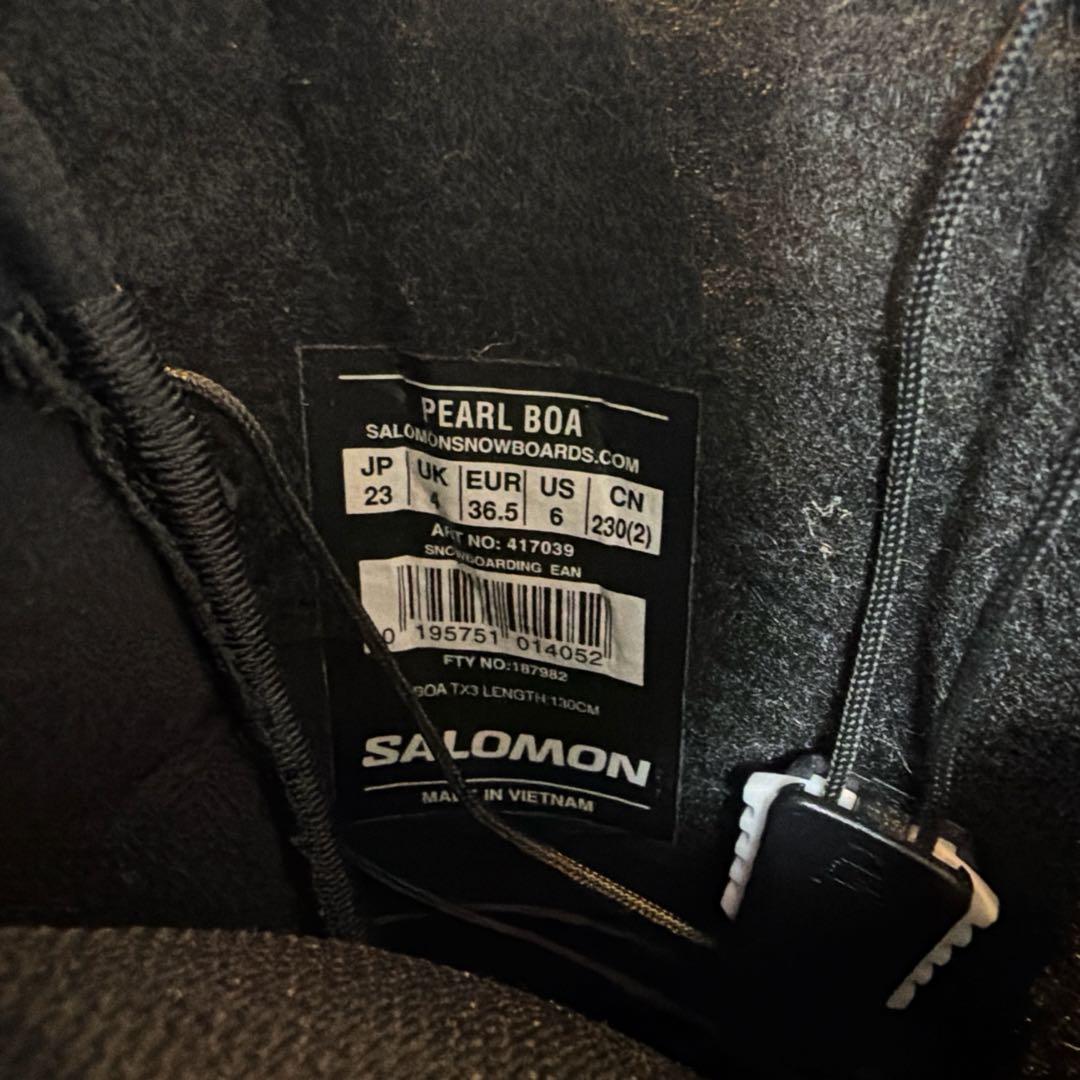 SALOMON PEARL BOA 23 サロモン スノーボード ブーツ