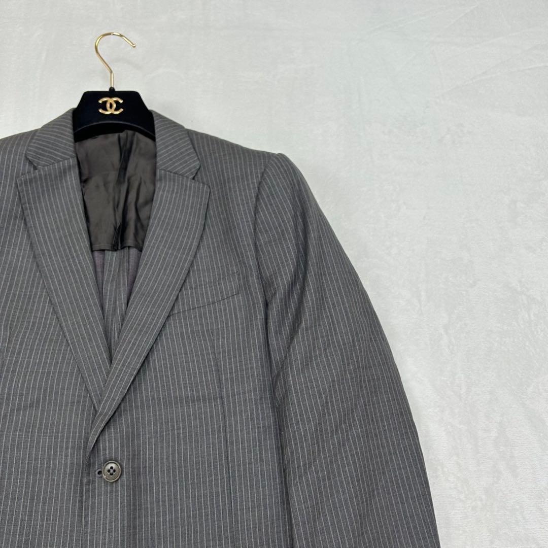 H187 L アルマーニコレツォーニ スーツ上下 グレー メンズ