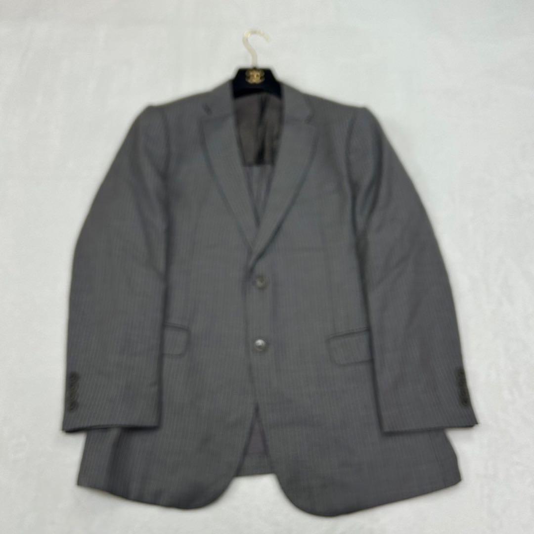 H187 L アルマーニコレツォーニ スーツ上下 グレー メンズ