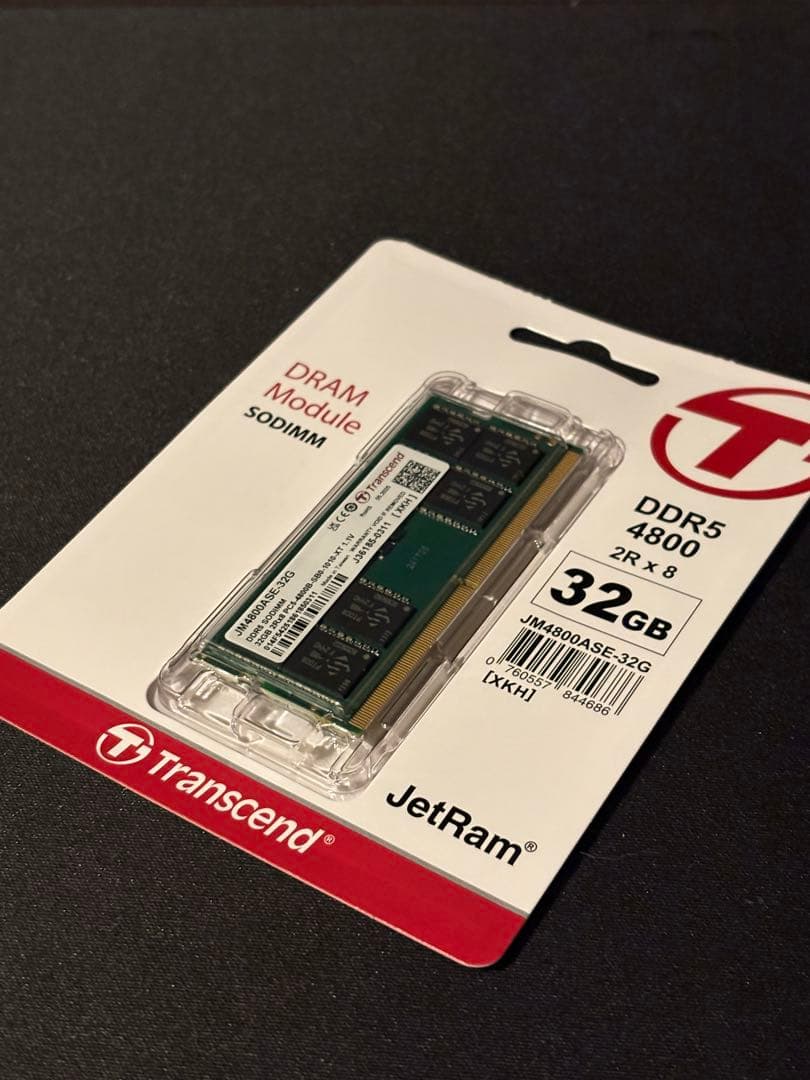 【新品・未開封】① DDR5 SO-DIMM 4800 32GB