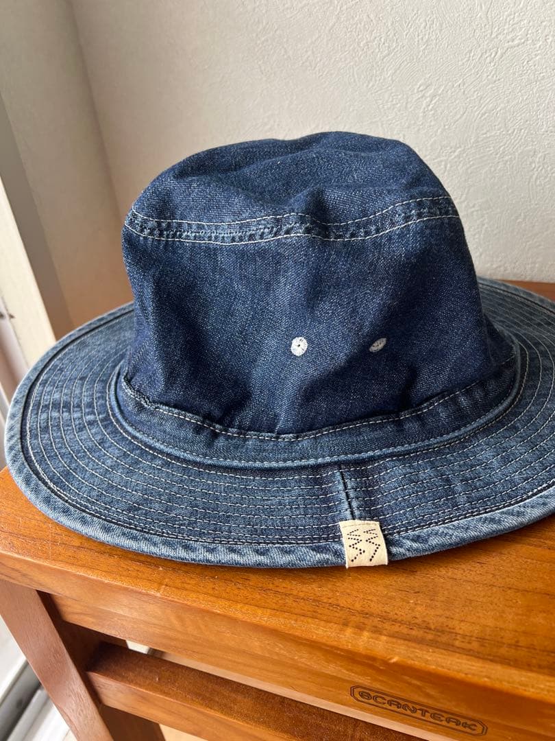 【極美品】visvim MOTORS CLUB BUCKLEY CAP DMGD