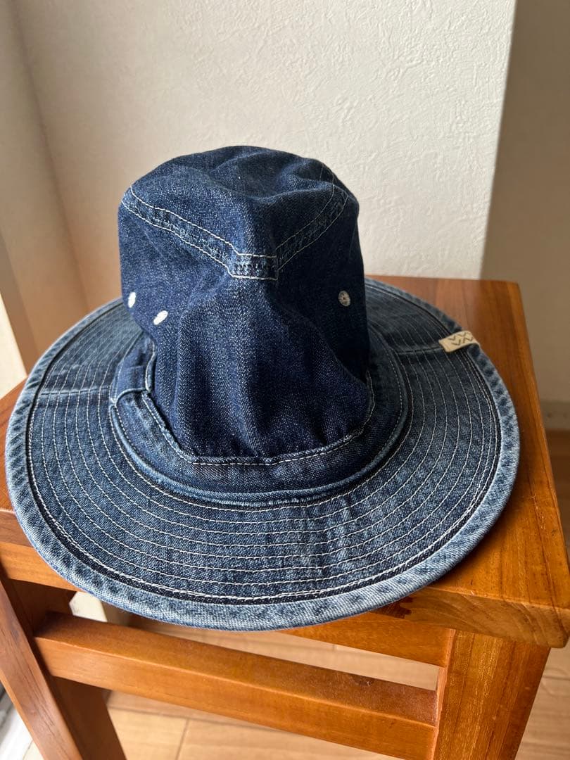【極美品】visvim MOTORS CLUB BUCKLEY CAP DMGD