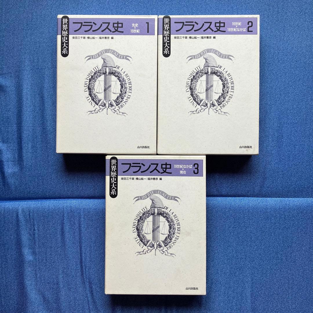 世界歴史大系 フランス史 1~3巻セット 山川出版社 世界各国史 通史 概説