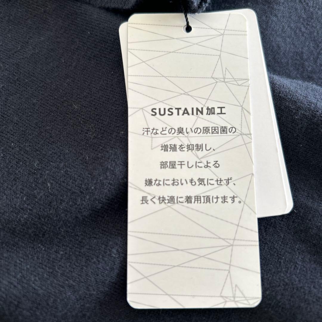 新品 パーリーゲイツ タートルネックニット セーター ネイビー濃紺