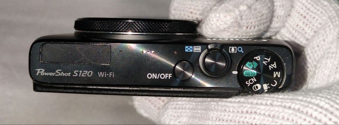 ジャンク　デジカメ　CANON　PC2003 （破損品）