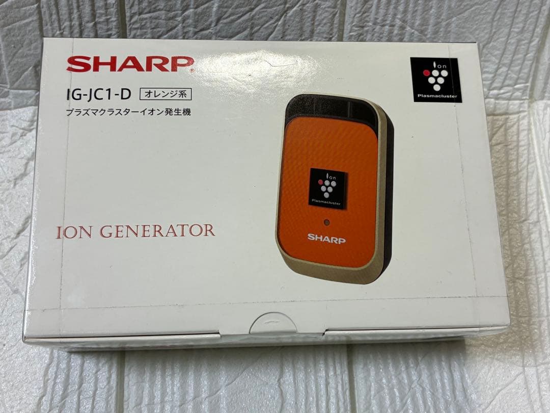 SHARP IG-JC1 イオン発生器　オレンジ