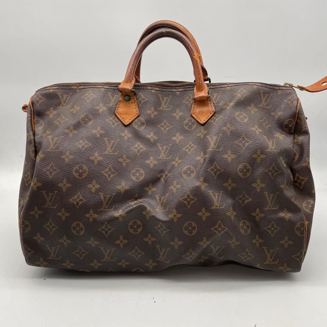 S0211-1-1 ルイヴィトン モノグラム ボストンバッグ パドロック・鍵付き