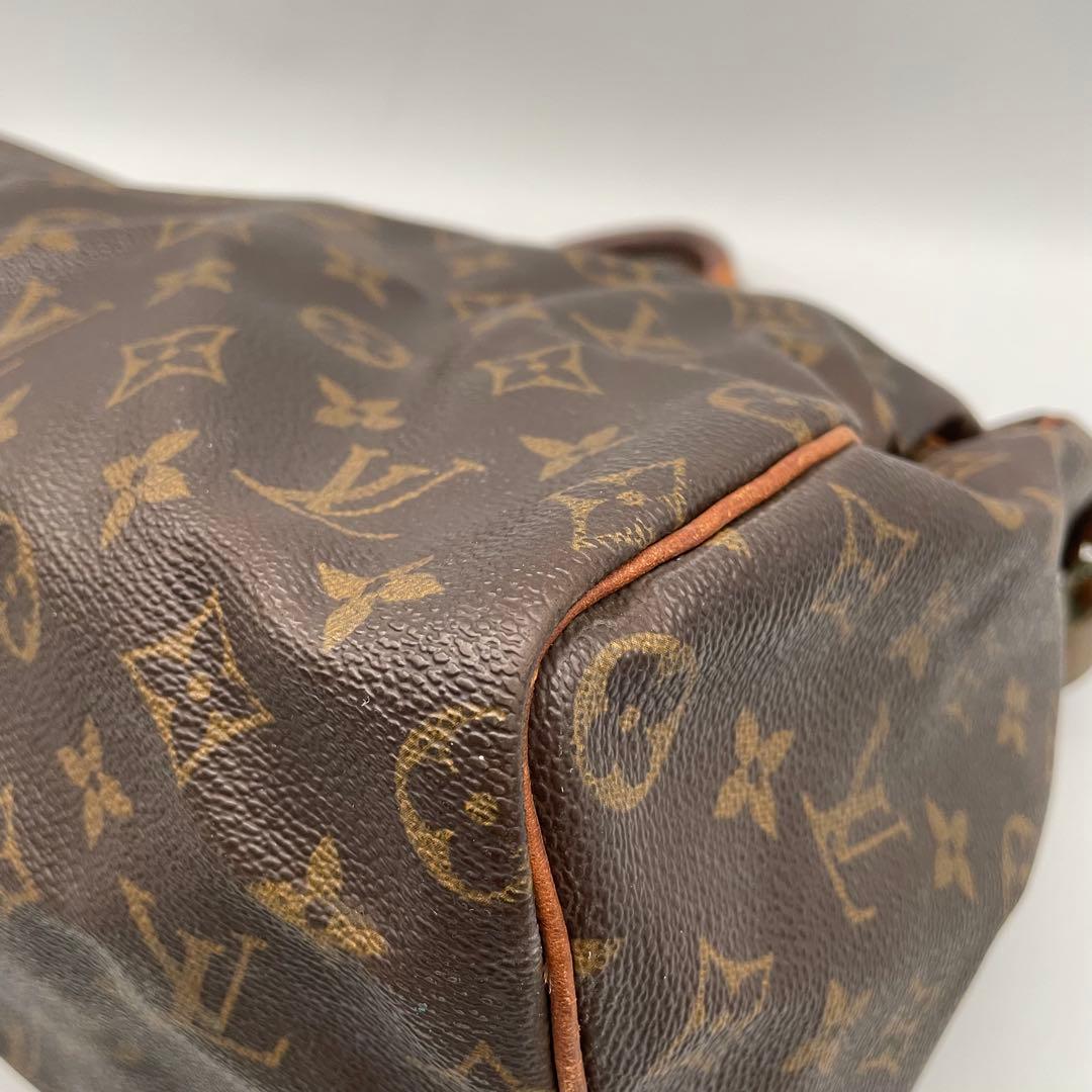 S0211-1-1 ルイヴィトン モノグラム ボストンバッグ パドロック・鍵付き