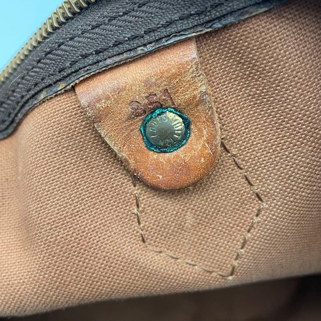 S0211-1-1 ルイヴィトン モノグラム ボストンバッグ パドロック・鍵付き