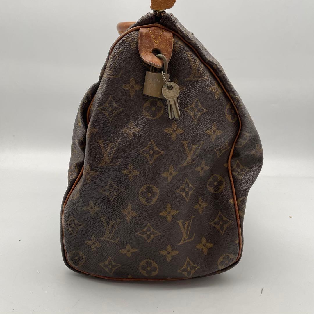 S0211-1-1 ルイヴィトン モノグラム ボストンバッグ パドロック・鍵付き