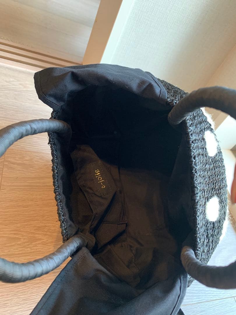 【rara】a-jolie アジョリー スマイルカゴバッグ ニコちゃん