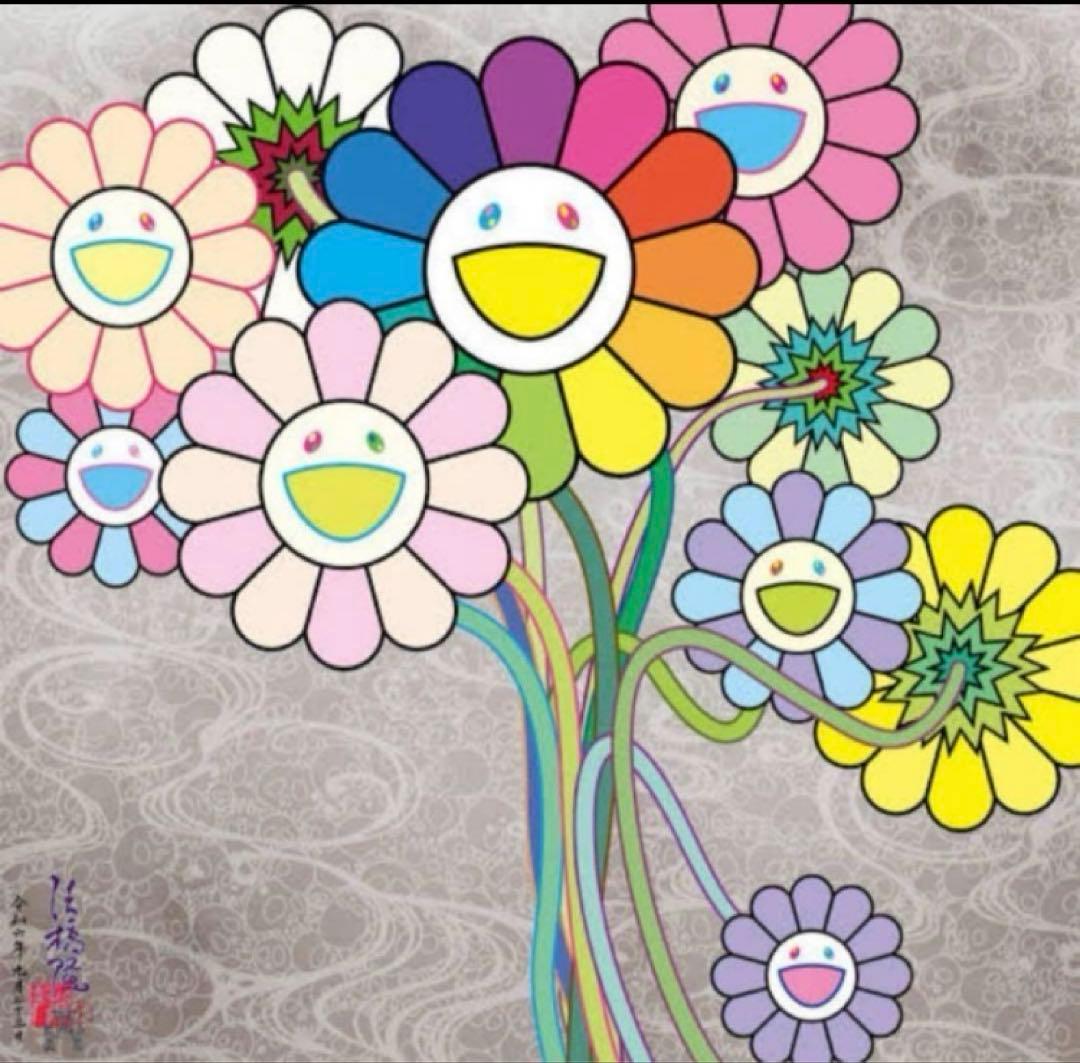 送料込　村上隆 直筆サイン入りポスター \