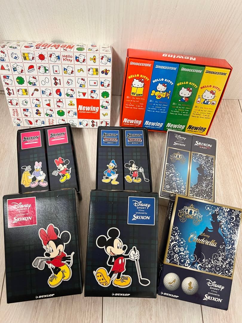 【新品】キャラクターゴルフボール4点まとめて