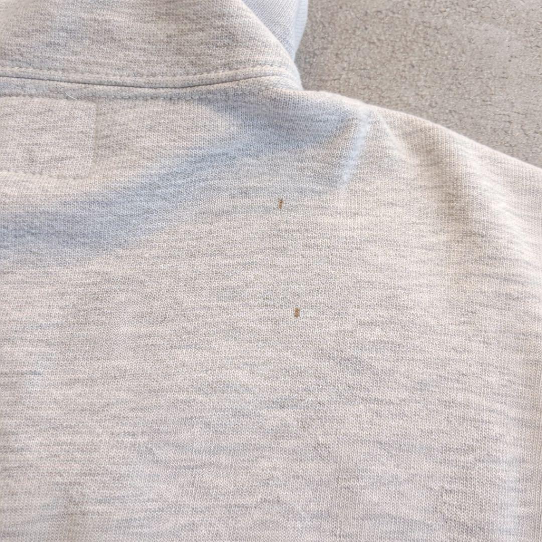 【美品】90s USA製 ラッセル アスレチック ハーフジップ スウェット L