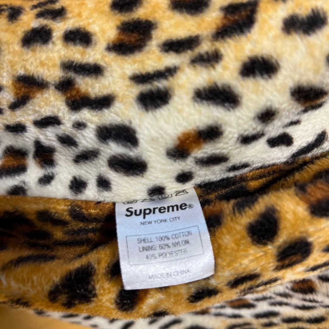 Supreme レオパード　コーチジャケット
