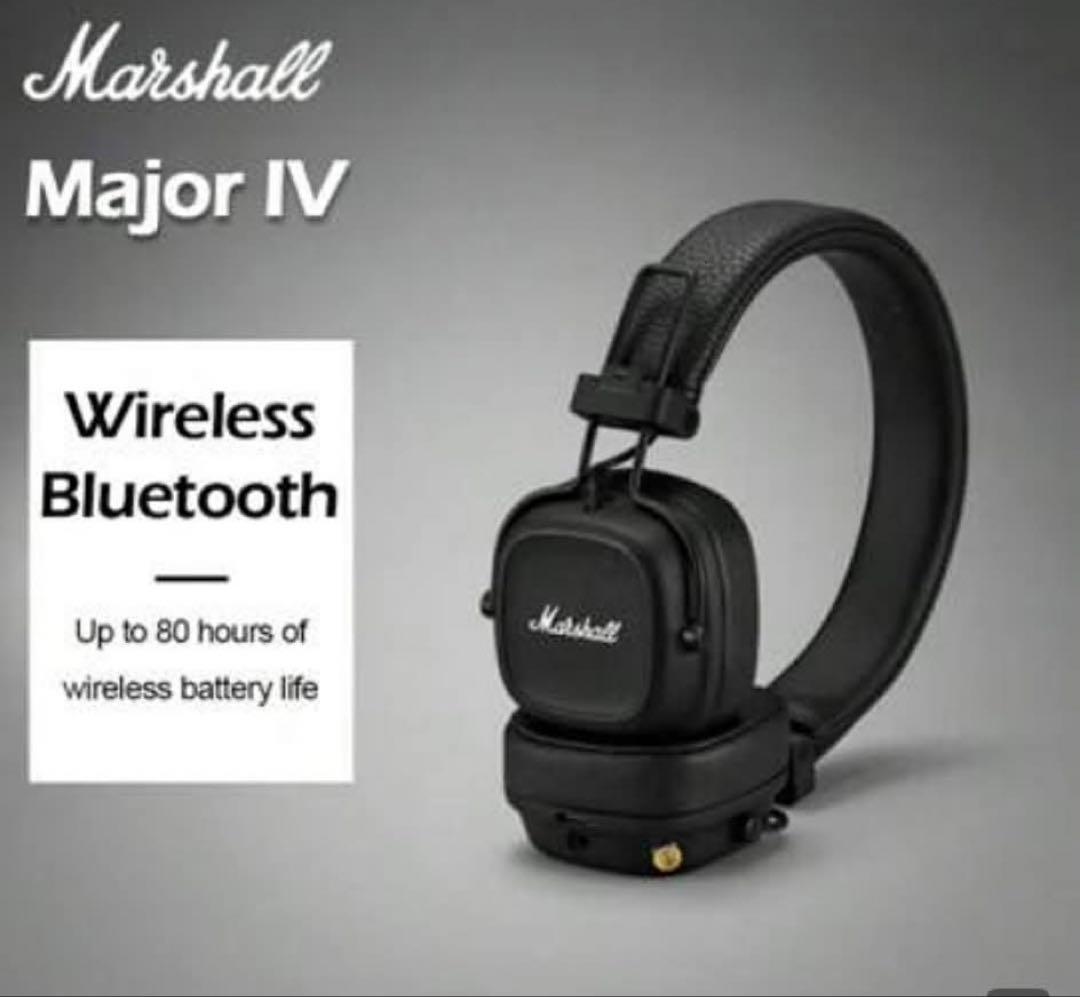 Marshall MAJOR IVワイヤレス Bluetoothヘッドホン80
