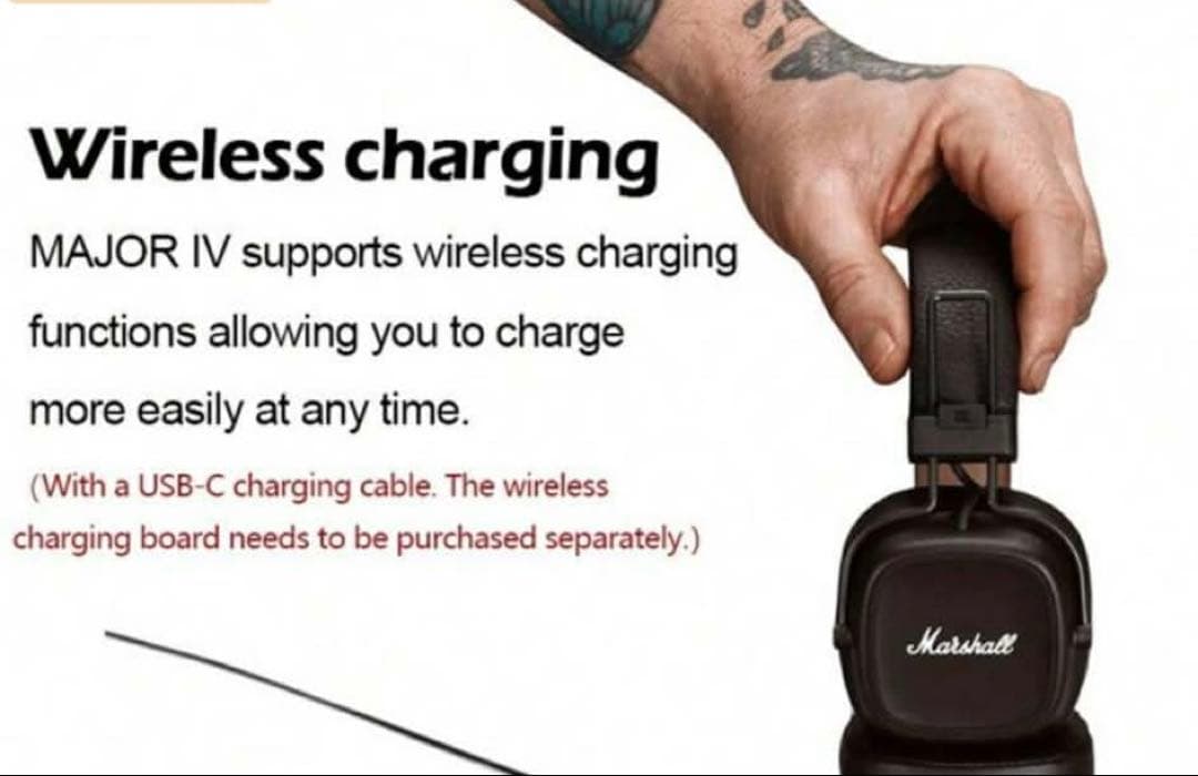 Marshall MAJOR IVワイヤレス Bluetoothヘッドホン80