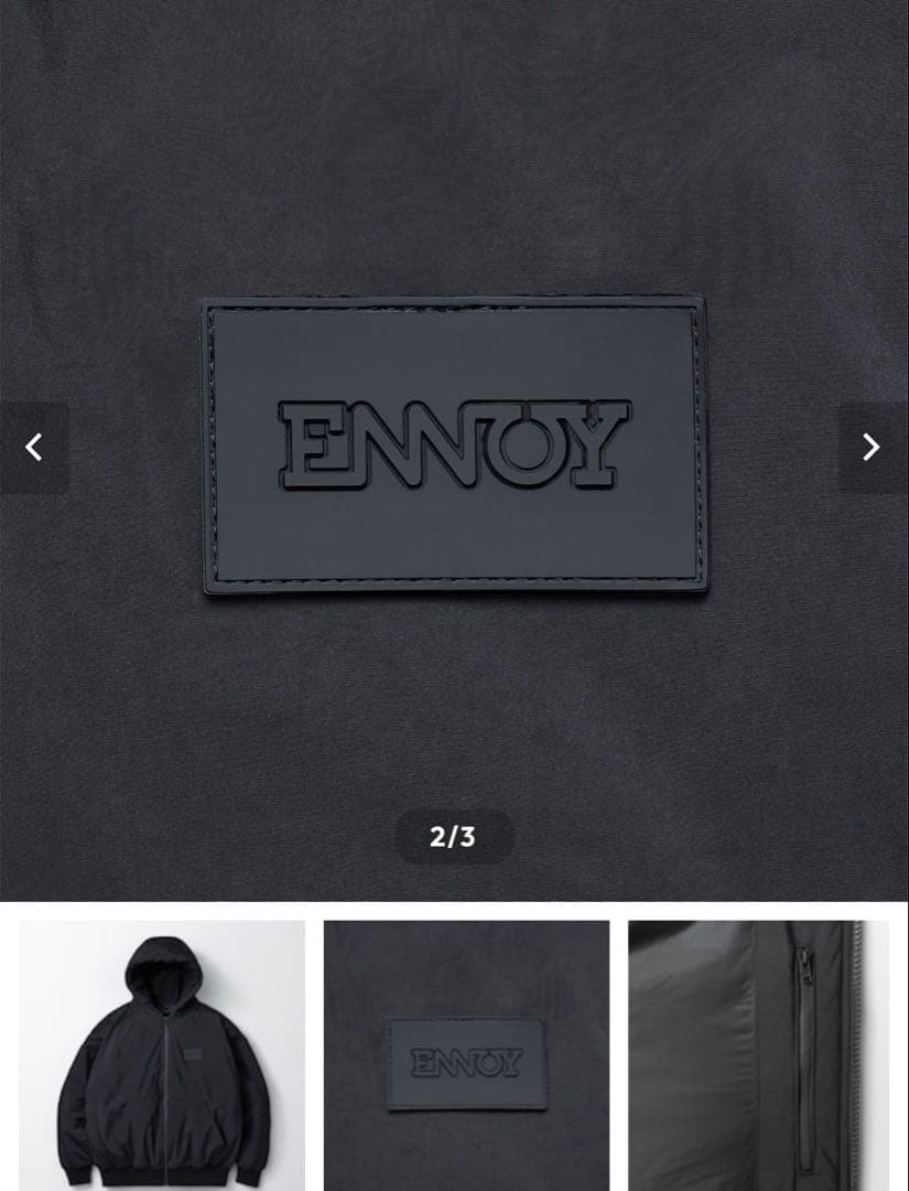 ジャケット・アウター ENNOY ELECTRIC PUFFER JACKET (NAVY)